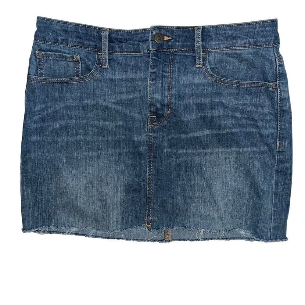 Old Navy denim gray bottom skirt 8‎